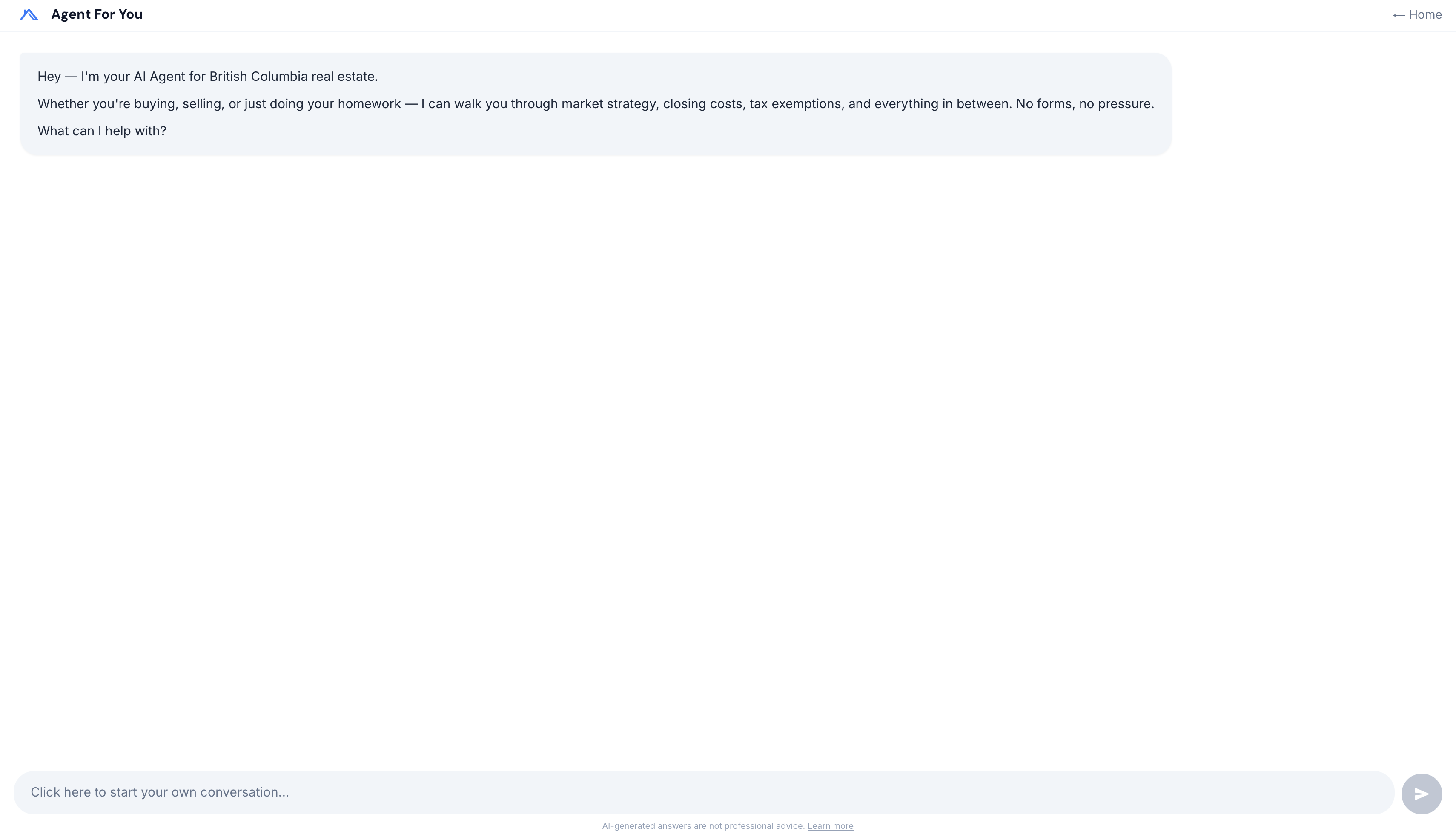 Agent For You (Freelance Project) screenshot 2