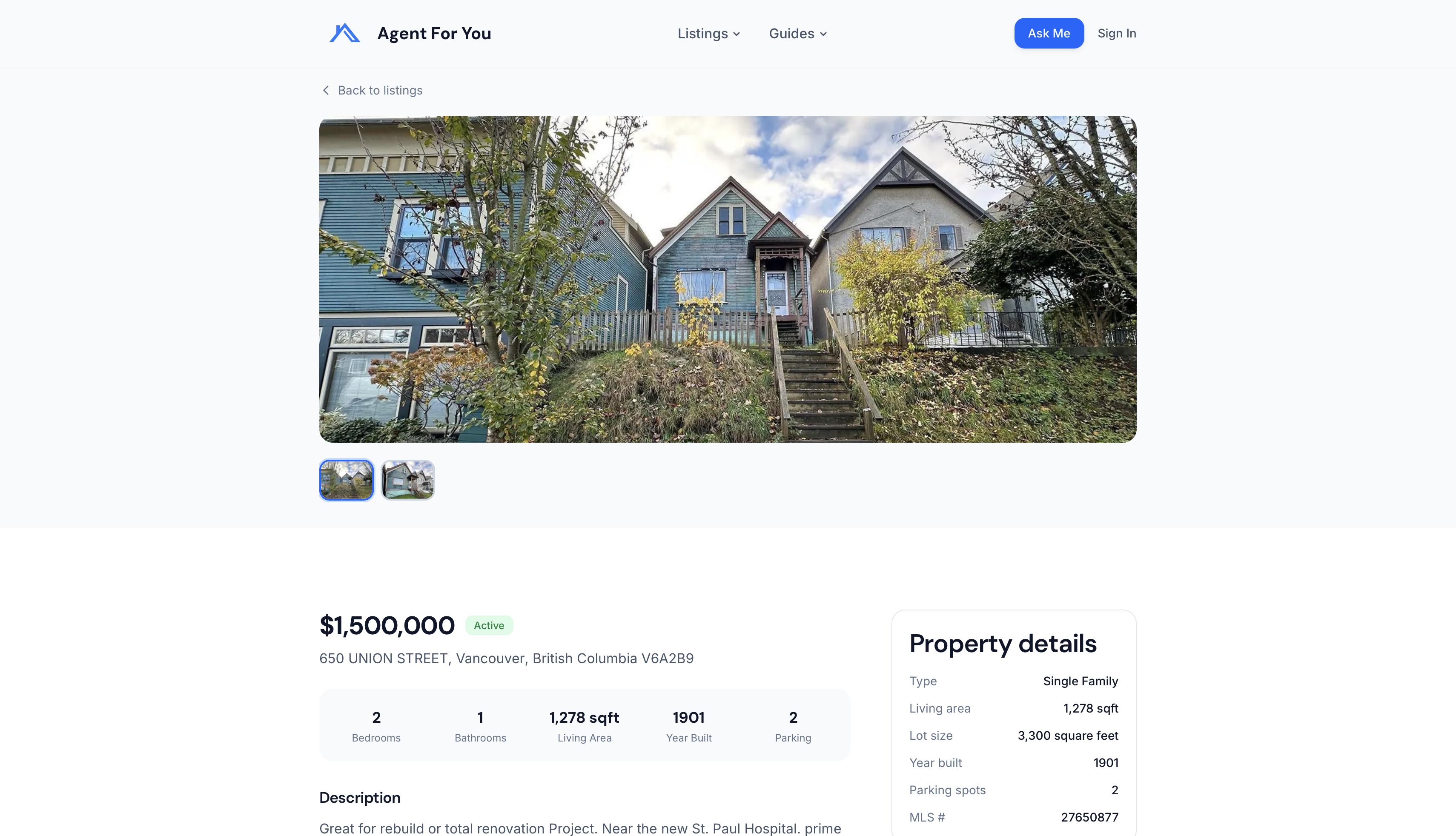 Agent For You (Freelance Project) screenshot 4